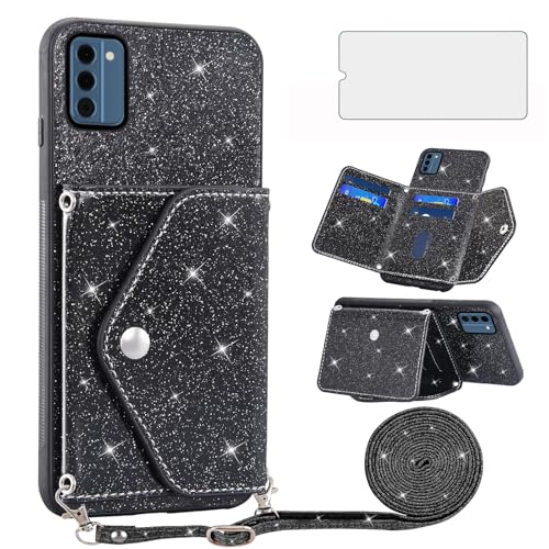 Coque Nokia C300 Asuwish GLTSJB Noir Antichoc Écran Objectif Protégés
