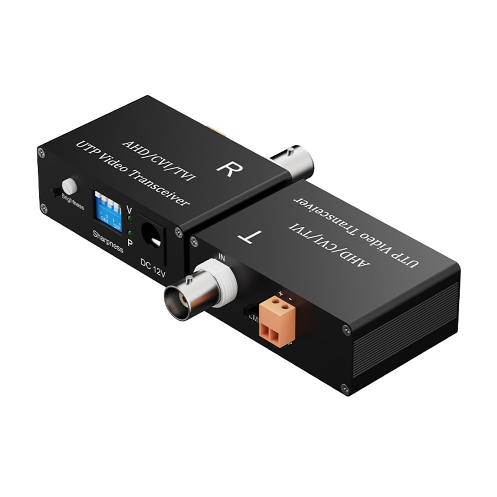 Convertitore conveniente con riduzione per telecamere di parcheggio Trasmettitori passivi a doppino intrecciato AHDs CVIs TVIs