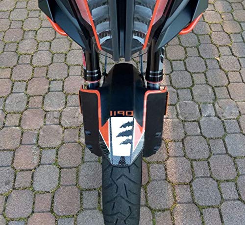 labelbike - Front Fender Protection 3D Stickers Compatible with KTM 1190 Adventure