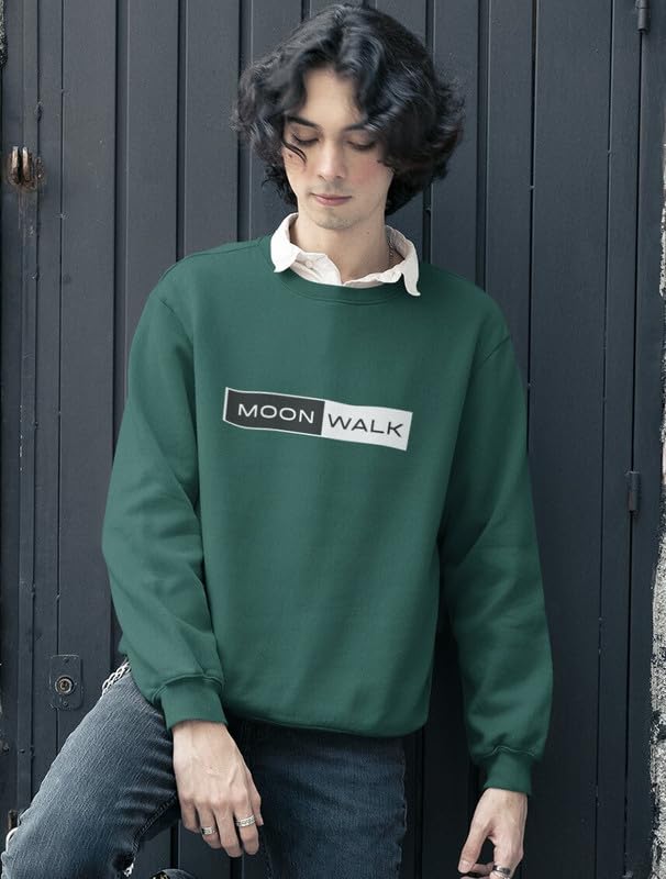 eshami Men Cozy Long Sleeve Sweatshirt Lightweight Fabric Relaxed Fit Casual Stylish Pullover Moon_Parent-picture-11