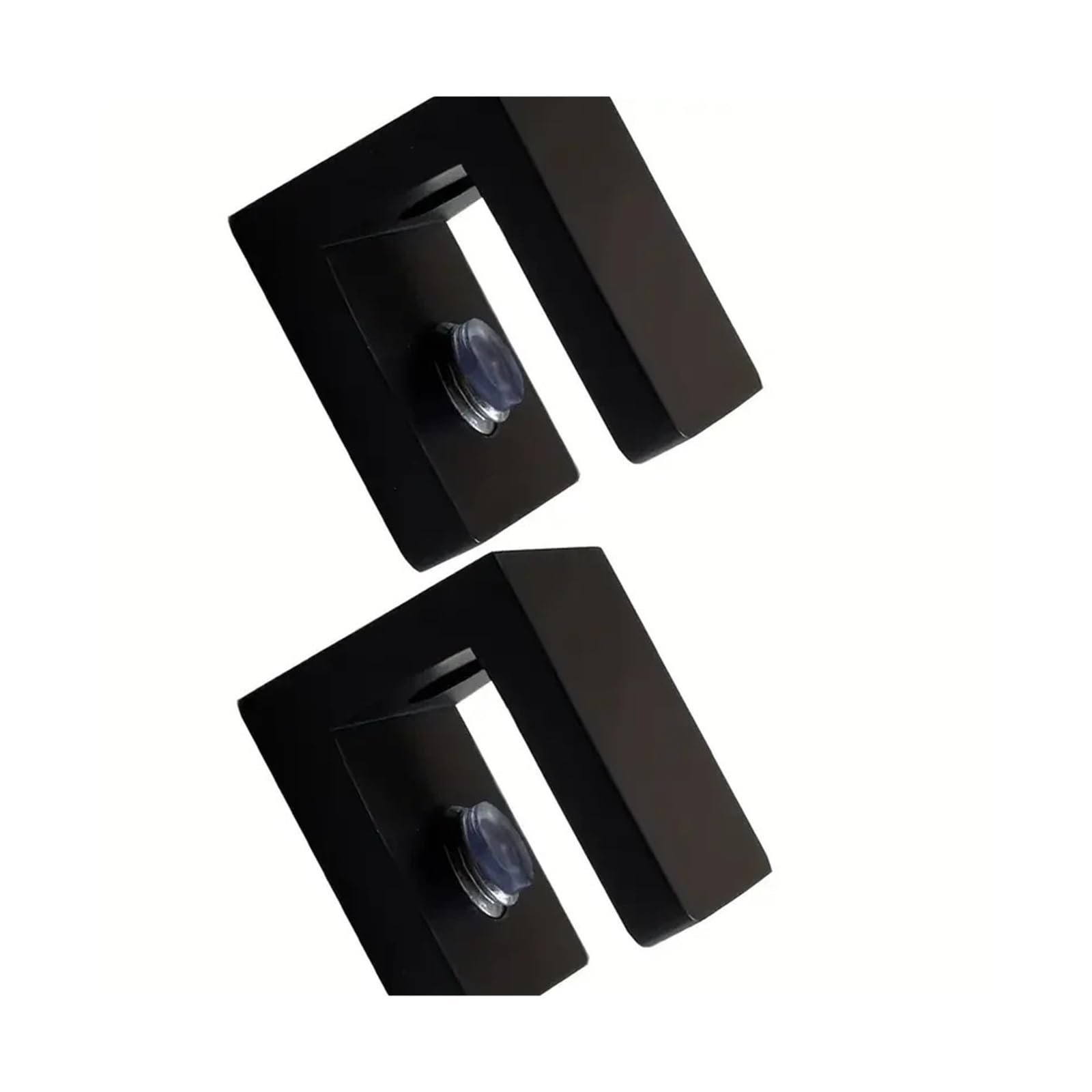 4Pcs Glass Bracket No-Drill Shelf Clamp Holder for Office Partition Panel