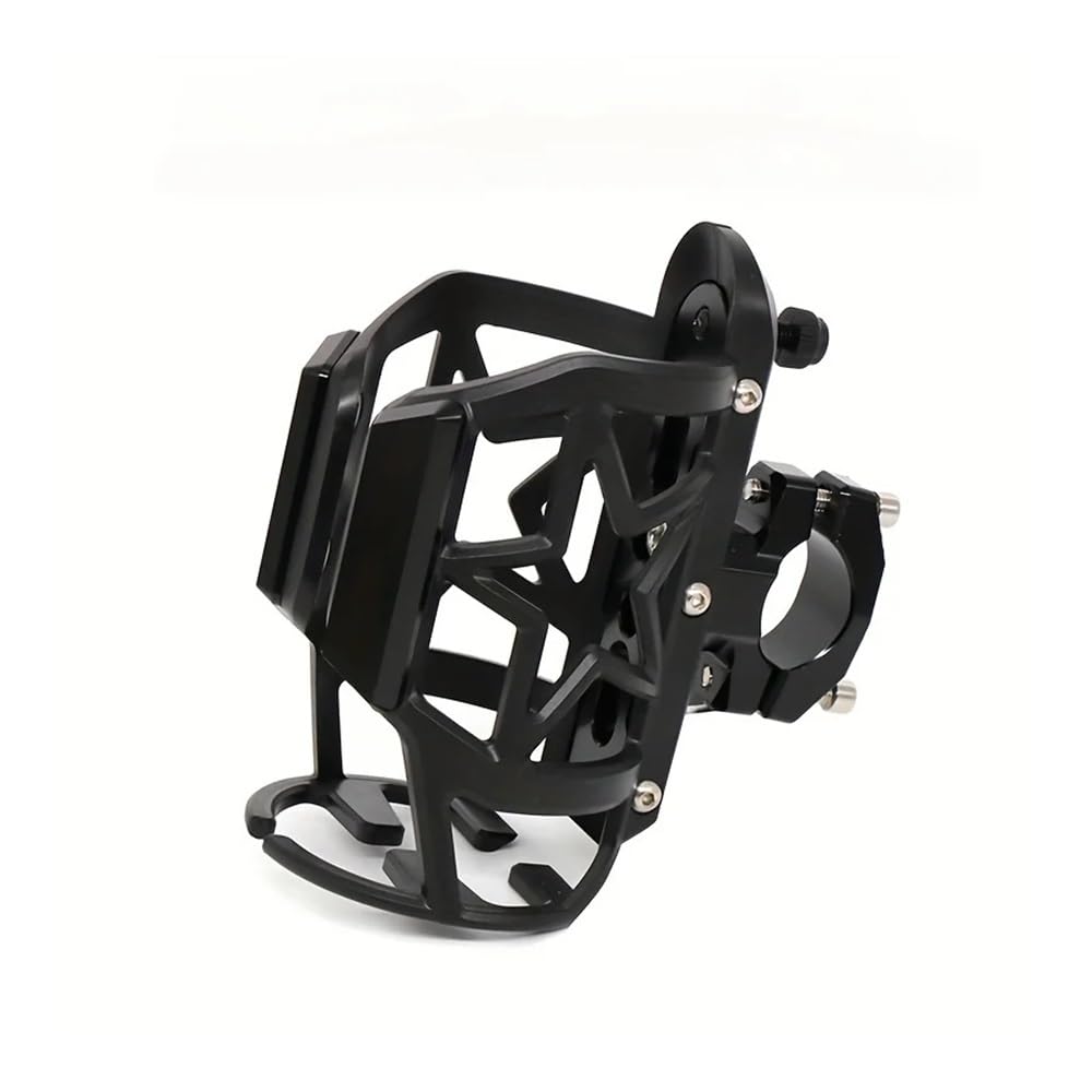 Portabotellas Motocicleta Portavasos para De Motocicleta Aleación Aluminio, Portabotellas Agua para Bicicleta, Sin Necesidad Perforar Agujeros