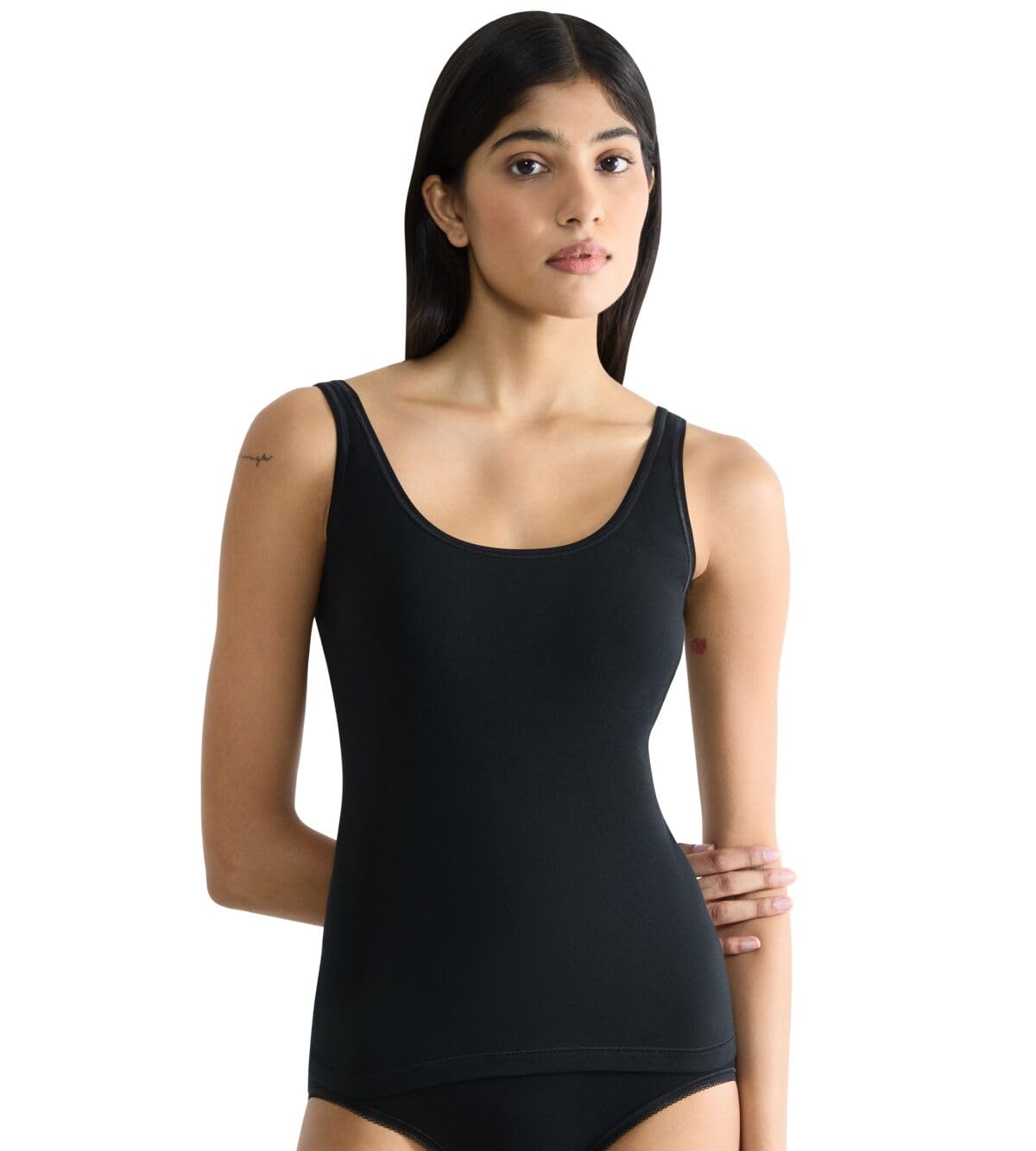 Sloggi Women's Noir Cotton Tank Top Go Daily
