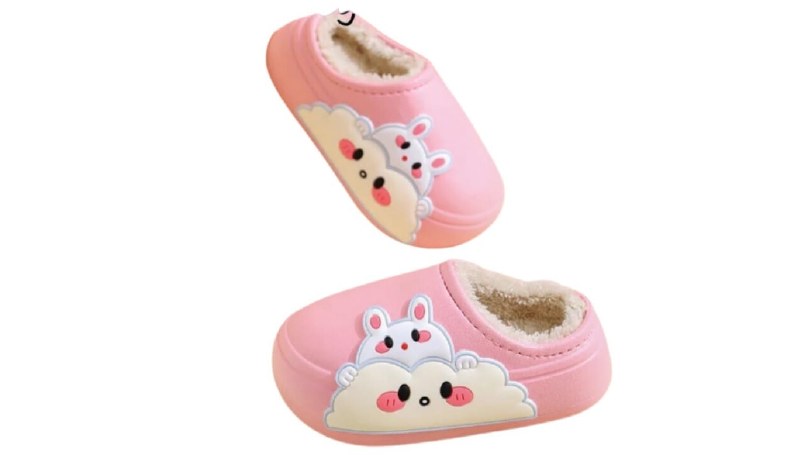 LIGHTER HOUSE� Cutest Cartoon Winter Childrens Comfortable Slippers, Anti-skid, Waterproof, Warm For Boys And Girls(01 PAIR) Size - EURO-30 (5-6 Years) PINK (B0CLZT4Q4B) Amazon Price History, Amazon Price Tracker