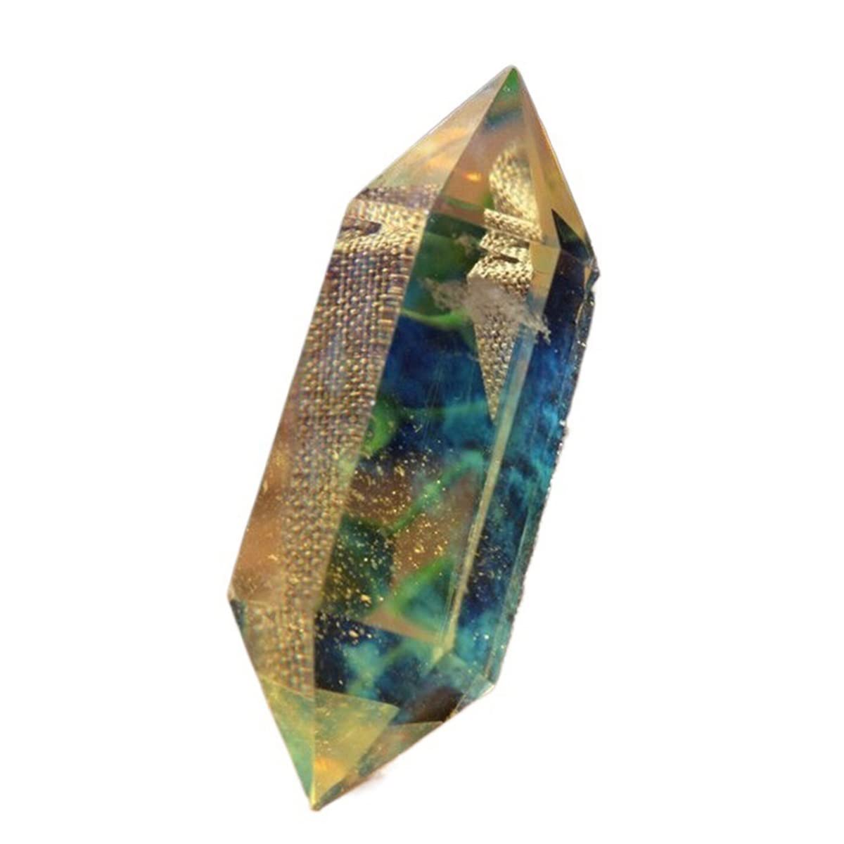 Varita de Cristal de Cuarzo Citrino Natural de 5-6cm para Decoración del Hogar Juego de 10 Piezas