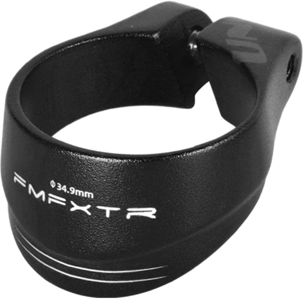 Collarino Reggisella Morsetto reggisella for bicicletta in lega di alluminio 31,8/34,9 mm tubo sella MTB Clip bici Parti(Red-31.8-wide)
