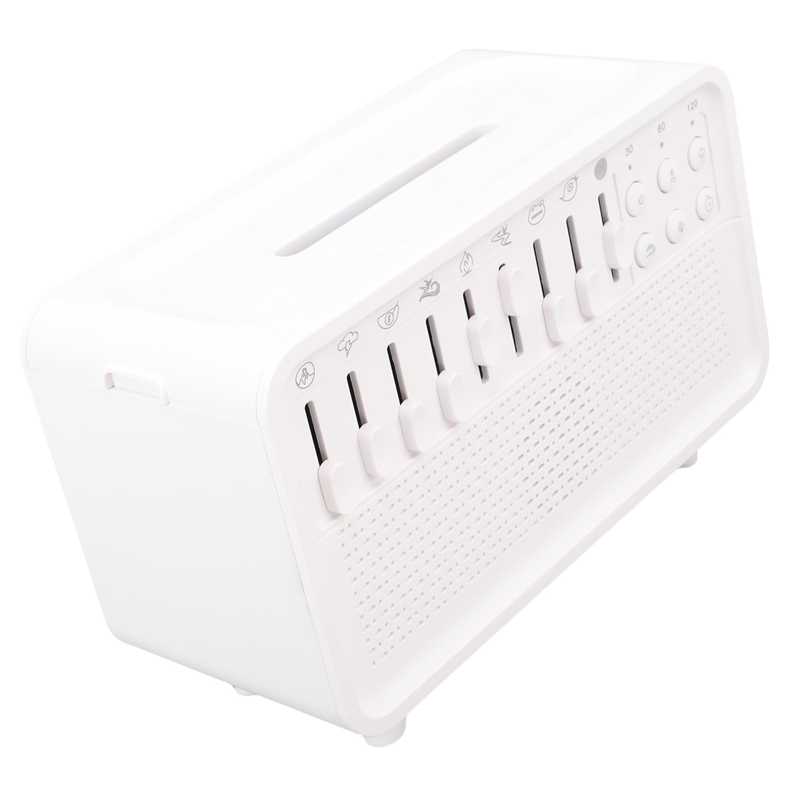 Topiky White Noise Machine mit Luftbefeuchter, 3-in-1-Diffusor für ätherische Öle, Soundmaschine, Bluetooth-Lautsprecher, Nachtlicht für Schlafzimmer, Baby-Einschlafhilfe, 150 Ml, Automatische