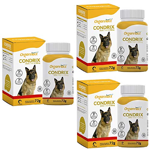 Combo 3un Organnact Condrix Dog 1200mg 60 Tabs Cada