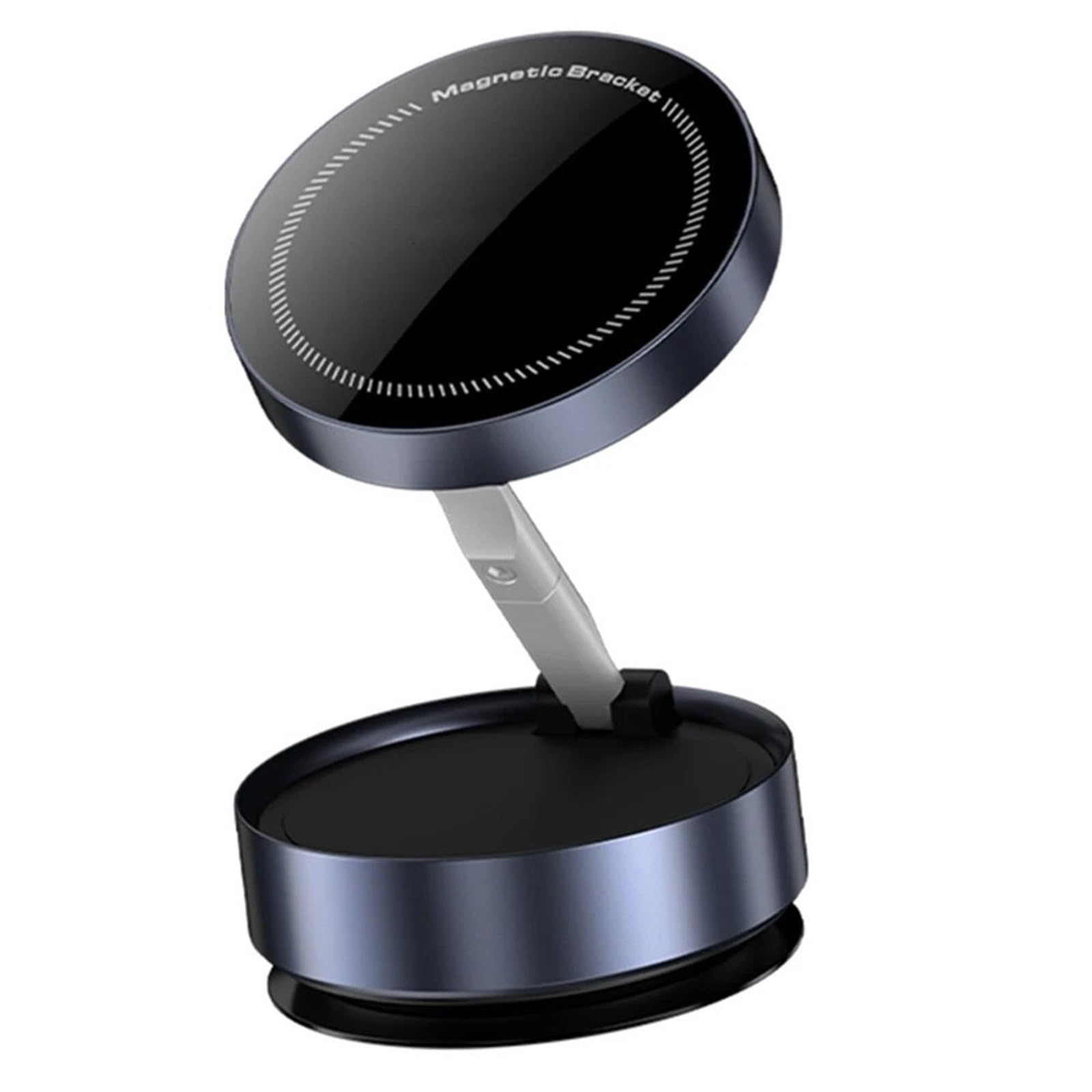 Soporte Movil Coche Supporto magnetico per telefono per auto a vuoto Ventosa pieghevole Supporto per supporto di navigazione Supporto per telefono con aspirazione a vuoto per Accesorios Coche(Black)