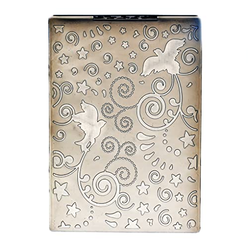 DDOUJOY Merry Christmas Bird Star Decorations Background Plastic Embossing Folders for Card Making Scrapbooking and Other Paper Crafts 2101014
