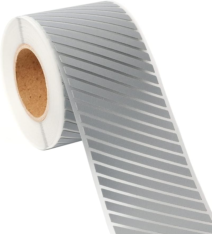 High Visibility Iron On Silver Reflective Heat Transfer Vinyl Tape for Clothing Stripe (2 Inch x 10 Yard)