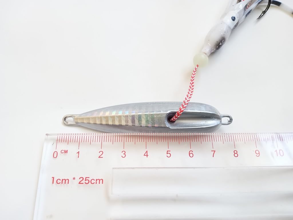 Amazon.co.jp: インチク 80g 5色あり 夜光玉付 蓄光 オモリ部分8cm