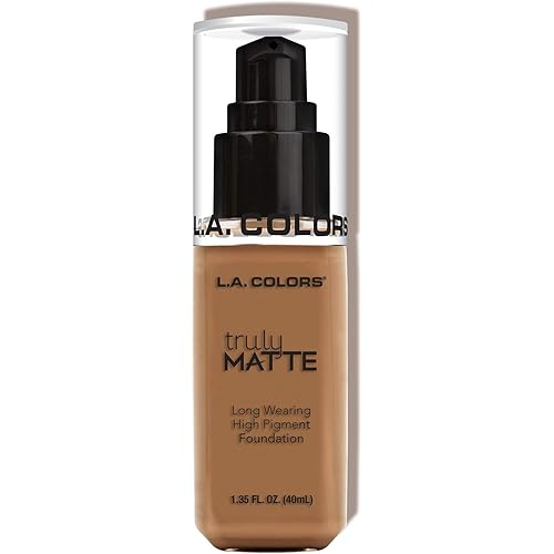 L.A. COLORS Truly Matte Foundation, Deep Tan CLM361