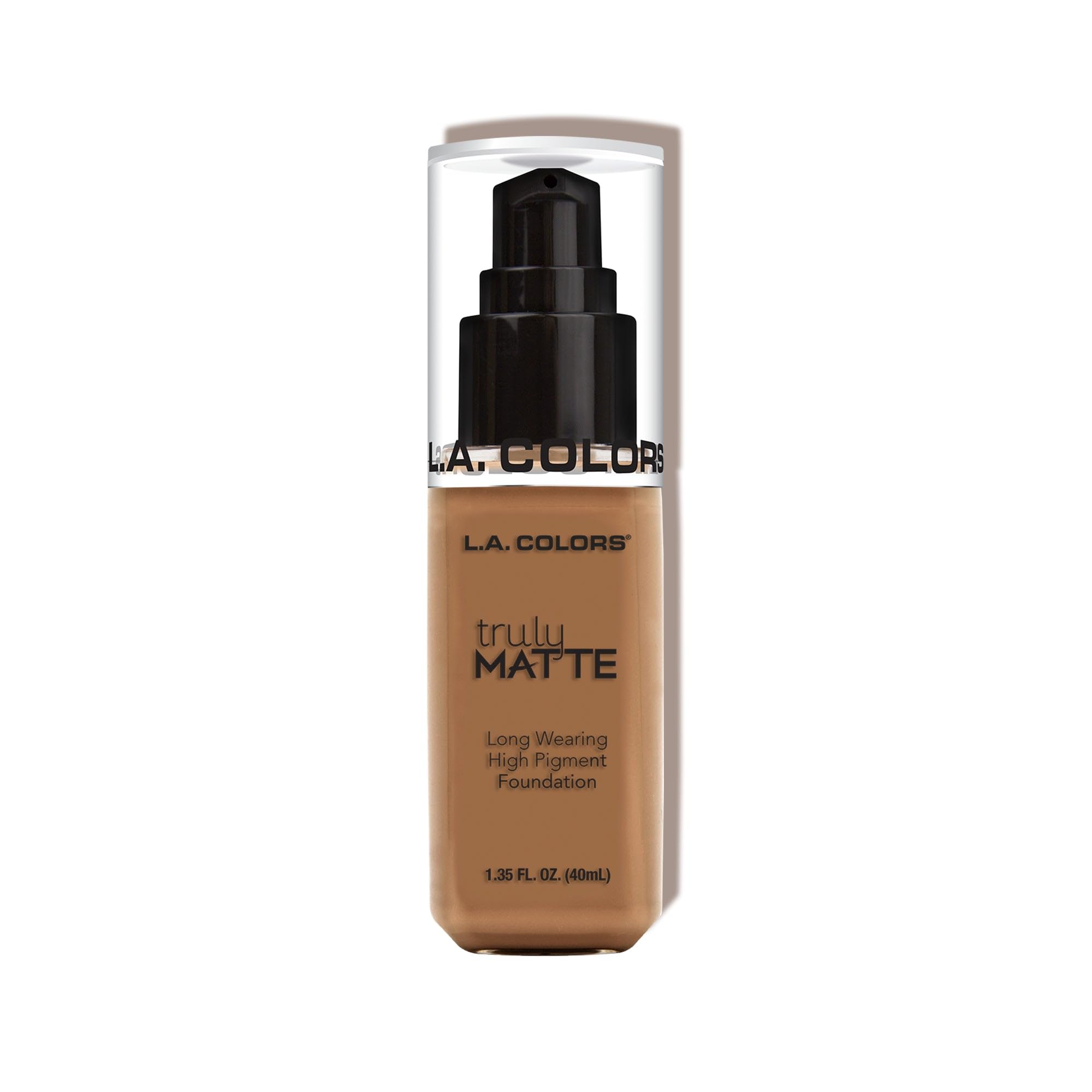 L.A. COLORS Truly Matte Foundation, Deep Tan CLM361