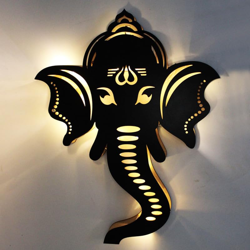 VAH- Kya Bat Hai !! Wall Lamps for Home Decoration, Wall Hanging Lights for Living Room, Decorative Wall Lights, Decorative Lamps for Home Decor, Decorative lamp, Living Room Lights Wall (Black) (B0CMTP6PG3) Amazon Price History, Amazon Price Tracker