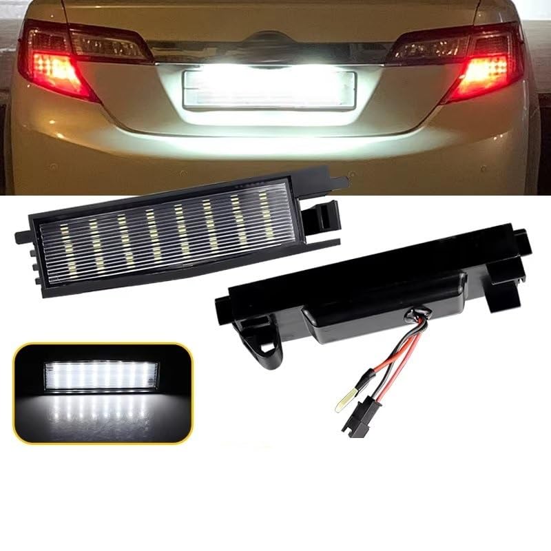 Luz de matrícula Toyota Corolla MK2 MK3 pack de 2 lámparas traseras 2