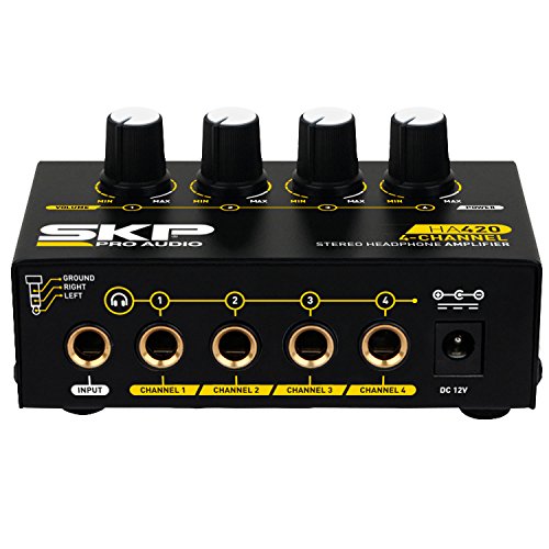 Amplificador De Fone De Ouvido 4 Canais HA-420 SKP