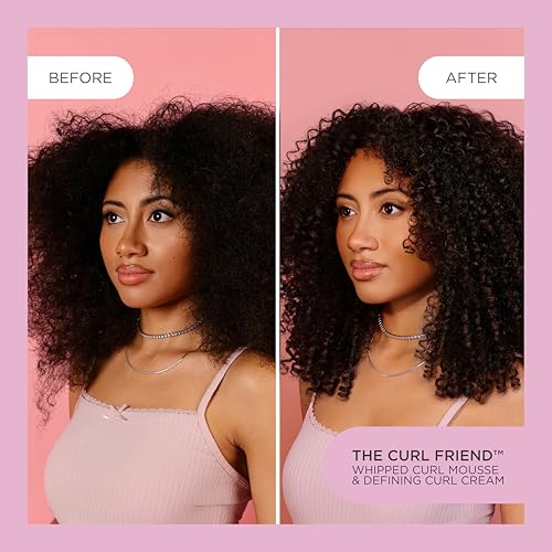 Image of Cake Beauty Curl Defining Cream & Whipped Curl Mousse Limited Edition Gift Set with Free Pink Pouch, Curly Hair Styling Products for Moisture, Definition & Hold
