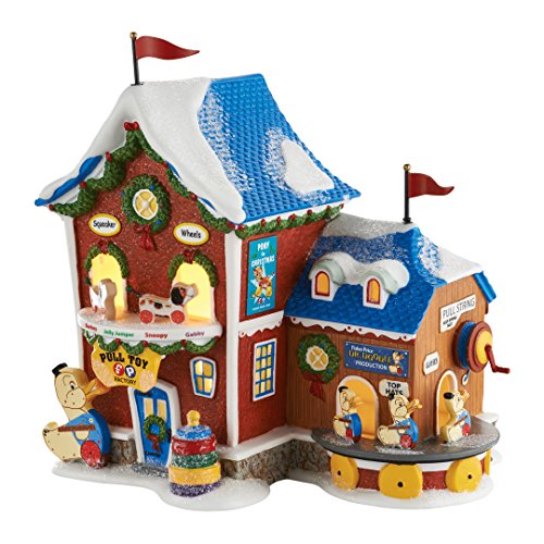Department 56 4050962 North Pole Series Fisher Price Pull Toy Factory