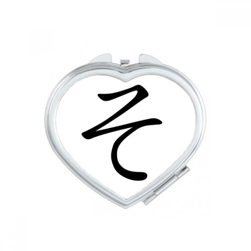 Miroir de poche katakana japonais pour retoucher son maquillage partout