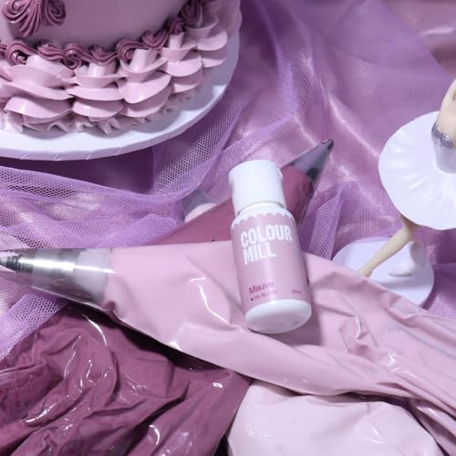 Image of Colour Mill Oil Blend Food Coloring, 20 Milliliters Mauve