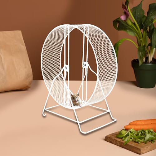 Roue de course pour hamster et chinchilla silencieuse en plastique - 4
