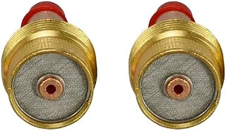 RIVERWELD TIG Gas Lens Collet Bodies Large Diameter 45V64S (3/32“ & 2.4mm Orifice) Fit SR WP 9 20 25 TIG Welding Torch 2pk