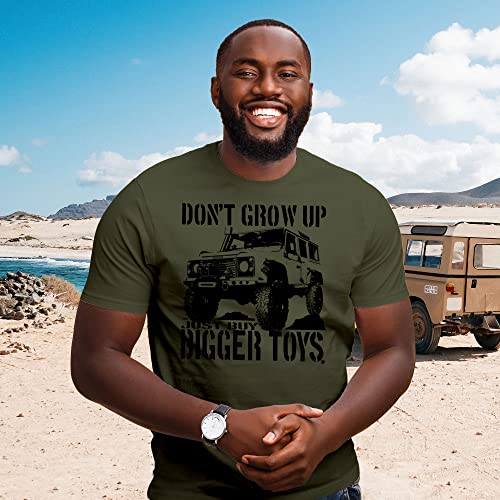 Maglietta da uomo, con stampa di un fuoristrada