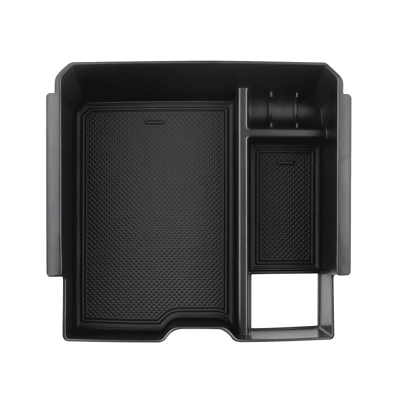 Armrest Box Storage Tray Organizer Compatible with New Ranger Everest 2023 2024 2025(Electrical Brake)