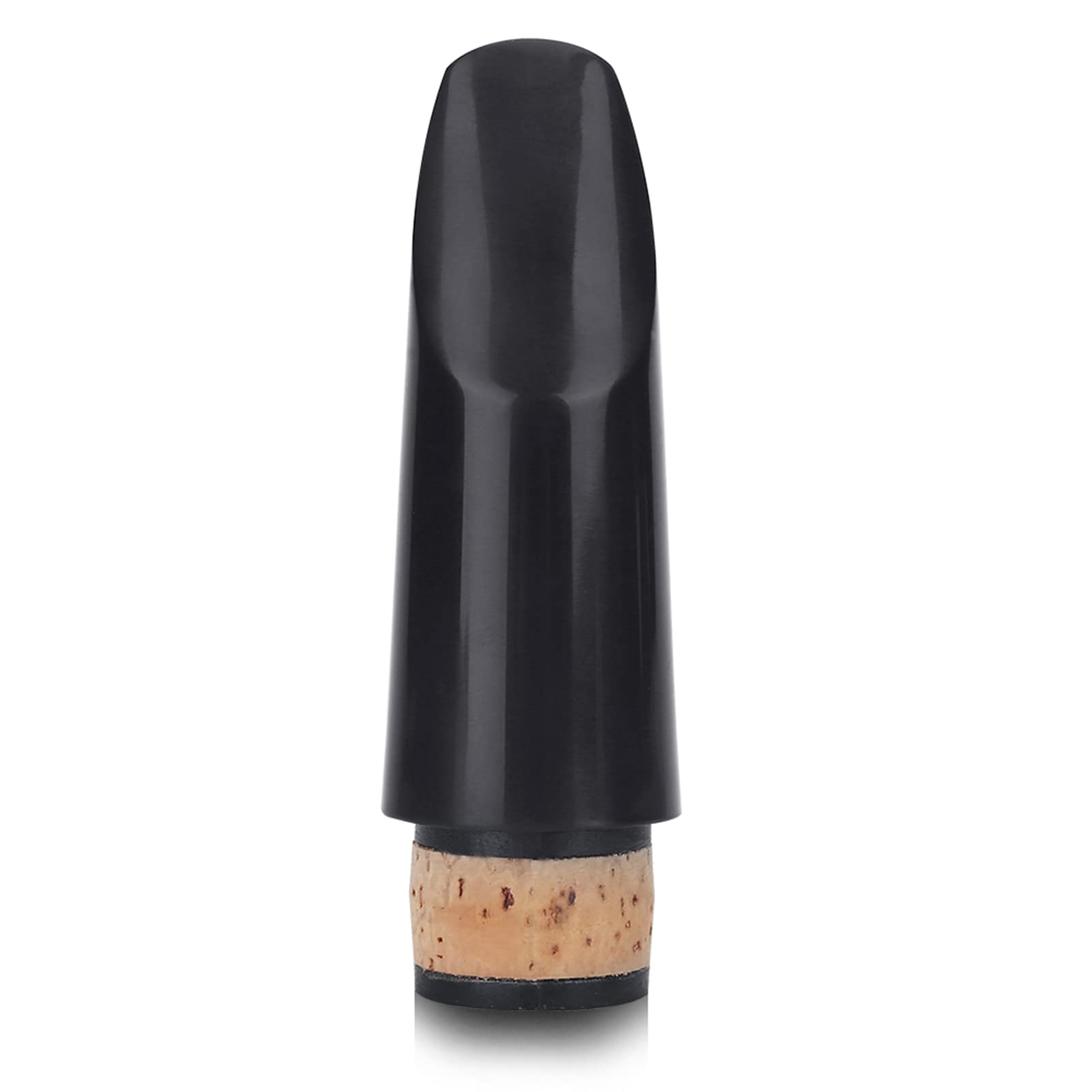 Clarinet Mouthpiece, Professional ABS Cork Alto Saxophone Mouthpiece Instrument Accessories Black for Clarinets Enthusiasts