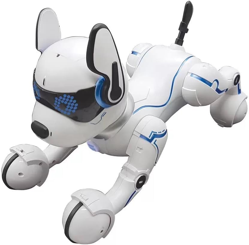 Pihura Smart Dog Robot to Train - Programmable Robot with Remote Control, Training and Gesture Control Function, Dance, Music, Light Effects, Rechargeable, Toy for Children (Robot Dog Toys) 3