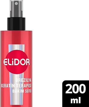 Elidor Brazilian Keratin Therapy Liquid Hair Care Milk 200 Milliliters
