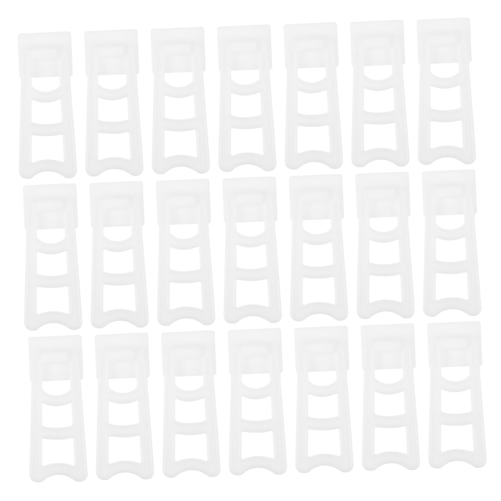 RORPOIR 50pcs Tabletop Photo Frame Holders Trapezoid Brackets for Desktop Display Premium Photo Supports for Home Office and Studios