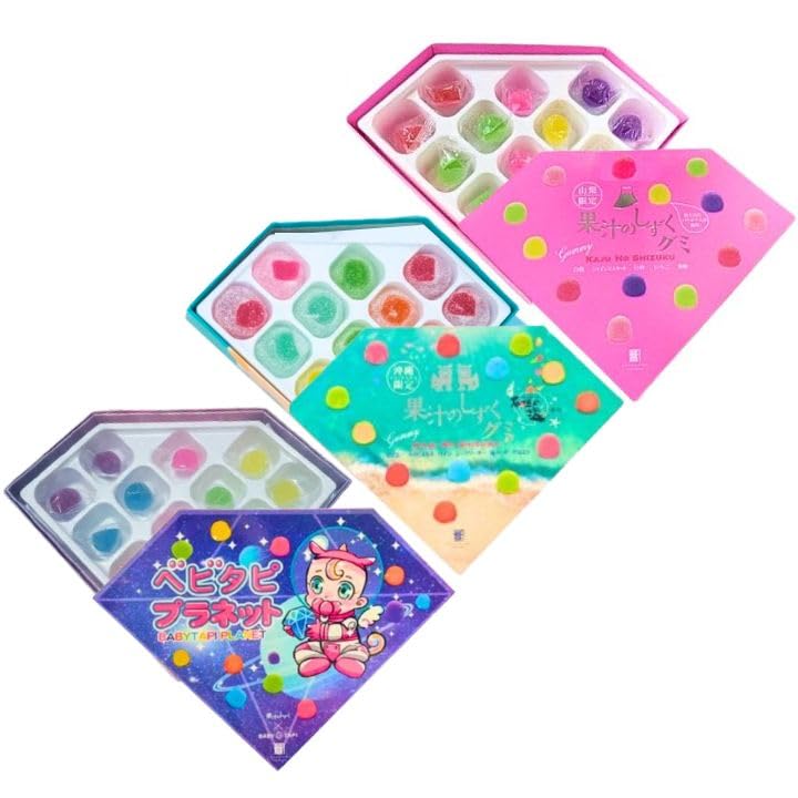 果汁のしずく　山梨限定　6箱セット　しなこ　ベビタピジュエル Amazon | 【ピンク/沖縄限定/ベビタピプラネット】山梨限定 果汁の