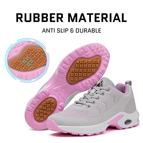 Image of Mishansha Womens Sneakers Air Cushion Running Tennis Shoes Women Lightweight Arch Support Walking Shoes