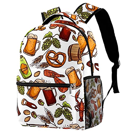 Sac à dos sans coutures léger avec poches de rangement pour fille