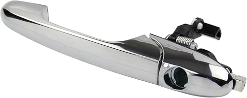 Miniatura 467 de TRQ Manija de puerta exterior delantera izquierda plateada para el lado del conductor compatible con Nissan 370Z 2009-2017