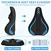 CDYWD Gel Bike Seat Cushion for Men & Women, Extra Soft Gel Padded Bicycle Seat Cover, Comfy Bike Saddle Cushion for Exercise Bike, Ebike, Road Bike, Beach Cruiser, Mountain Bike #3