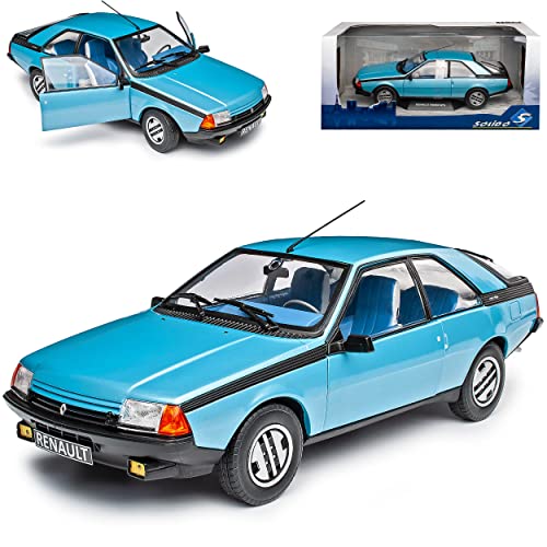 Solido Renault Renautl Fuego Turbo GTX Combi Coupe Bleu 1980-1986 1/18 Solido Modèle Voiture, Ohne Wunschkennzeichen