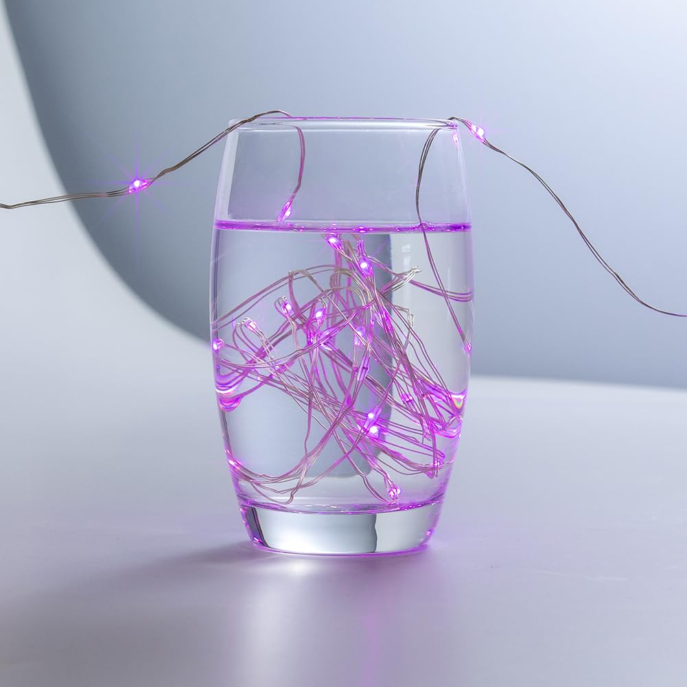 ZELUXDOT Pink Fairy Lights 400 FT Plug in Indoor Long Electric String Lights with Remote Timer 1200 LED for Bedroom Living Room - Image 2