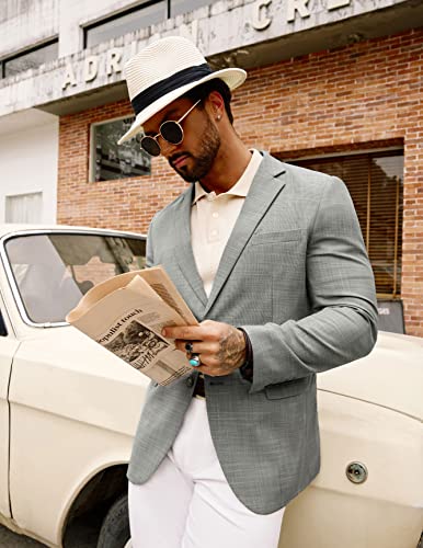 image for GRACE KARIN Mens Casual Blazer Jackets Coat Slim Fit Stylish Long Slee