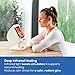 Beurer IL60 Infrared Heat Lamp for Red Light Therapy for Face, Body, Sinus & Skin, Pain Relief & Muscle Recovery, Adjustable Treatment Time, Protective Eyewear Included