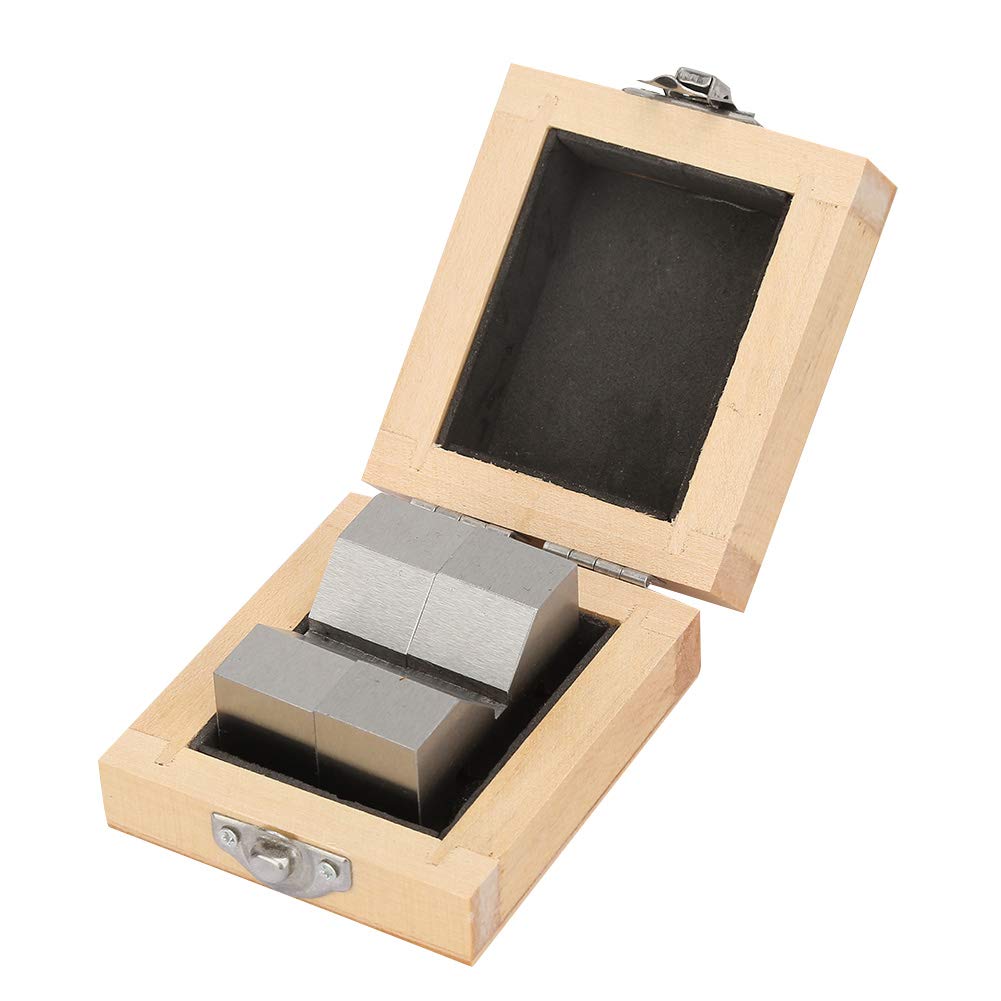 Bloc en V, 50 mm 2 pièces en acier au carbone de haute précision M Type V Block, outils de mesure d'ingénierie mécanique de fraisage pour la mesure de la plate-forme