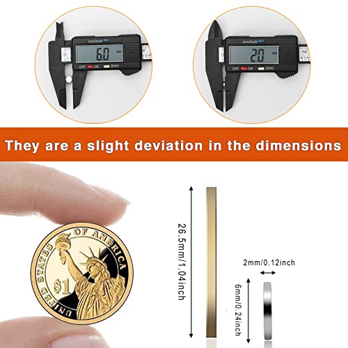 Image of TRYMAG Small 6x2mm Neodymium Disc Magnets, 60 Pcs Mini Rare Earth for Whiteboard, Tiny Round Neodymium Disc Magnets for Crafts, DIY, Science, Office, School