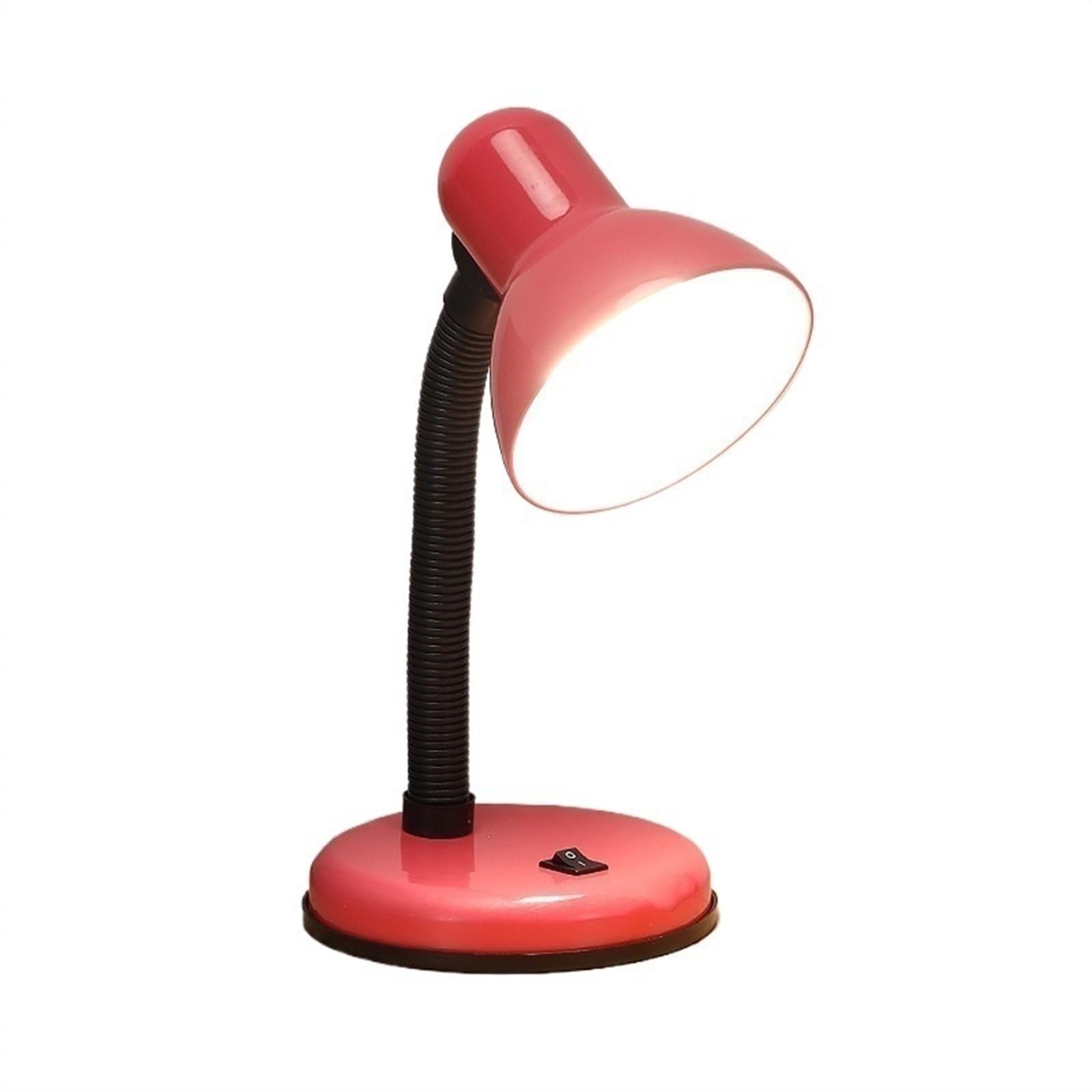 lampe de bureau Lampe de bureau, lampe de bureau LED de protection des yeux, lampe de lecture enfichable avec tête de lampe E27 et tuyau de réglage universel, 3 modes d'éclairage, interrupteur à bouto