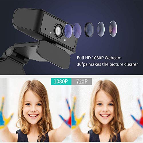 GEHUAY Webcam per PC con Microfono - Otturatore