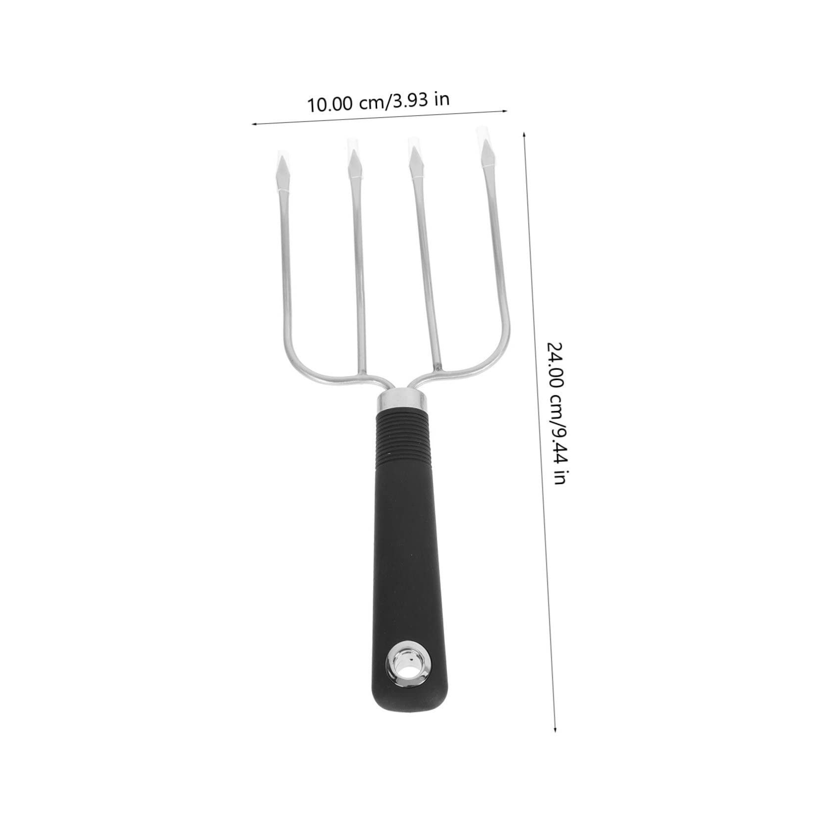 INOOMP 3piezas Tenedor De Barbacoa De Acero Inoxidable Reforzado Para Cocinar Para Asar Pescado y Aves Utensilio De Grill Para Fiestas y Reuniones Familiares