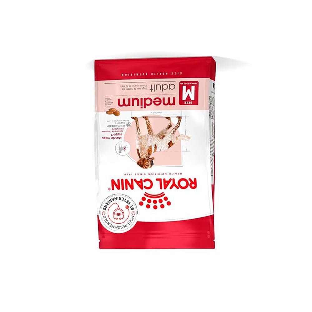 Medium Adult Dog Food, Dry Food, Supports Digestive Health & Promotes Natural Defence, 10 Kg