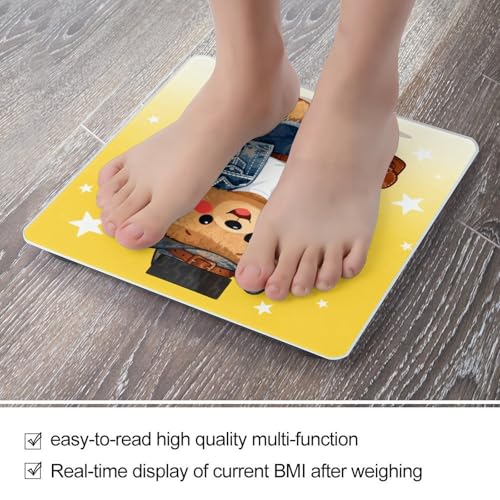 Báscula Digital Cowboy Teddy para Baño LCD Estable miniatura 5