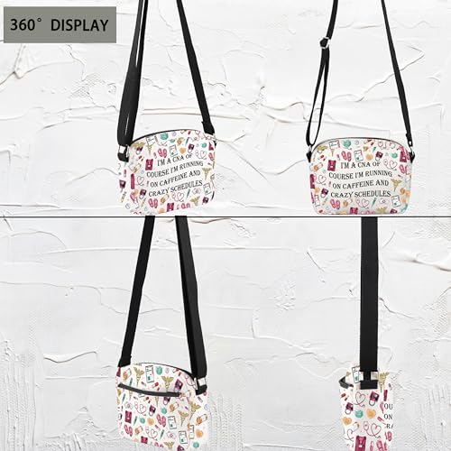 JNIAP CNA Week Gift Certified Nursing Assistant Crossbody Bag CNA Life Nurse Gift3